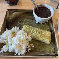 Lunch special made vegan by request    at Azteca D'Oro in Lakeland