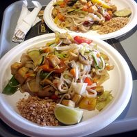 Vegan pad thai at Chuty's in Brezice
