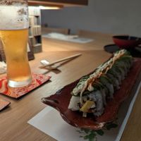 The only roll option. Was good enough for my omni friend. at Shojin Sushi Minamo in Osaka