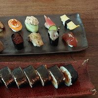 What we ordered for 2 people at Shojin Sushi Minamo in Osaka