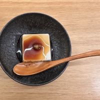 The best tofu ever   at Shojin Sushi Minamo in Osaka