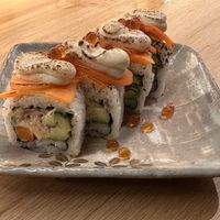 Crunchy tasty rolls  at Shojin Sushi Minamo in Osaka
