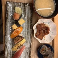 The best vegan sushi set in Japan   at Shojin Sushi Minamo in Osaka