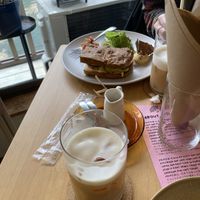 Sweet potato Rueben (back plate). The bread is so good.  at Folksaka in Osaka