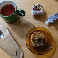 It makes you want to eat everything they have, everything looks delicious. at Folksaka in Osaka