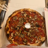Marinara pizza delivery!  at Salvatore Cuomo & Bar Musashikoyama in Tokyo