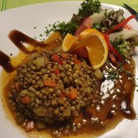 Lentil salad at El Hidalgo in Tenerife