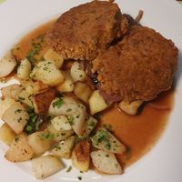 Soy burger at El Hidalgo in Tenerife