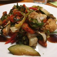 Veggie plate at El Hidalgo in Tenerife