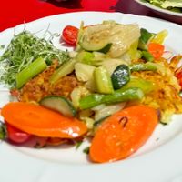 Röst with veggies   at Hotel Bergrestaurant Alp Languard in Pontresina