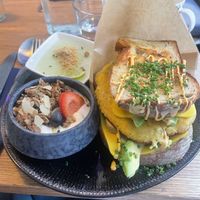 Vegan brunch set  at Cafe Pacifico in Helsinki