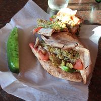 The Big A Falafel wrap at Munch in Solon