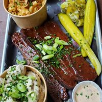 Smoked brisket option. at Saint Monday in East London