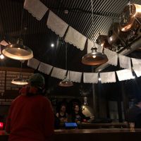 The bar at Saint Monday at Saint Monday in East London