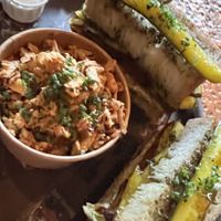 The ribs plate   at Saint Monday in East London