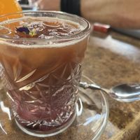 Blueberry Latte 🫐  at Cafe 53 in Jurmala