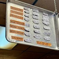 Menu  at Vinnie's Pizzeria in Brooklyn