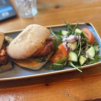 Falafel & humus | Feb ‘25  at Esquires Coffee - Caerphilly in Caerphilly