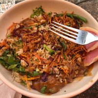 Buddha Bowl after I mixed it up at Northstar Cafe - Easton in Columbus