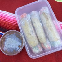 Rice paper rolls  at Go Fresh in Newtown
