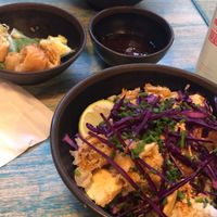 Satay bowl tofu vegan at My Little Warung in Marseille