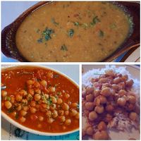 Daal and Garbanzo Beans at Himalayan Restaurant in Big Bear Lake