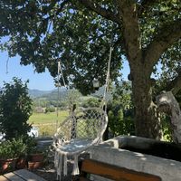 One of the many options to sit and enjoy your coffee  at Lilli‘s Café in Kirchzarten