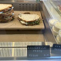 lMozzarella Pesto Vegan Toastie 8,50€  at Mercato in Howth
