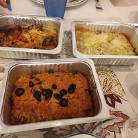 Arroz campestre no forno, massa com veggies e lasagna at Veganissimo porto in Porto