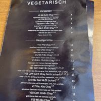 Vegetarian menu  at Downtown 20 in Darmstadt
