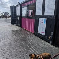 Hulas front at Hulas Beach Shack in Folkestone