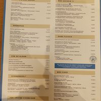 Menu as of April 2025 at Klosterbräustüberl Furth in Furth