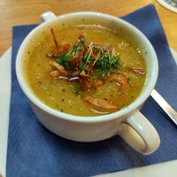 Ackersüppchen - awfully small cup-size for 6,10€ at Klosterbräustüberl Furth in Furth