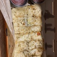 Half and halff  at Blaze Pizza in Orlando