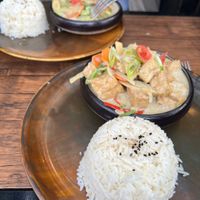 Yellow curry   at Mizo in Belfast