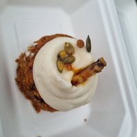 Vegan carrot cake at Open House  in Hathersage