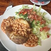   at Aveda Cafe in West London