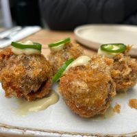 Potato cheese croquettes   at Hotel Nacional in Melbourne