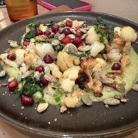 Roasted cauliflower with pomegranate  at Hotel Nacional in Melbourne