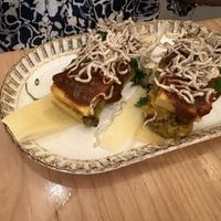 Pumpkin tamales  at Hotel Nacional in Melbourne