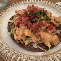 Hearts of palm tostada   at Hotel Nacional in Melbourne