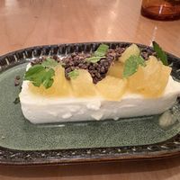 Coconut lime panna cotta  at Hotel Nacional in Melbourne