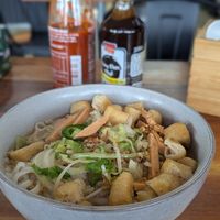 Vegan pho with ham and tofu at Viet Yummy Cafe in Kalamunda
