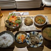 The best meal I've ever eaten. Vegan dinner set. at Yamaneko Cafe in Onomichi