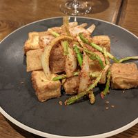 Fried tofu at Lotus Palace in Fukuoka