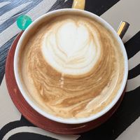 Soy latte   at Carpino Lounge in Epping