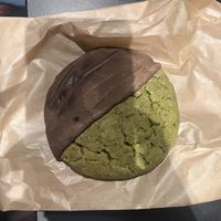 Matcha chocolate cookie  at The Matcha Society in Maastricht