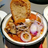 Shakshuka at Gabby's Brunch in Barcelona