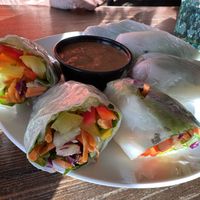 Raw Rainbow Rolls  at Southside Junction Tap House in Fayetteville