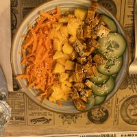 Poke bowl de tofu   at O Sorriso in Porto Covo
